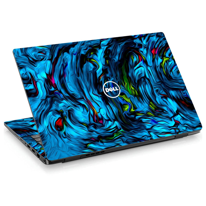 Dell Laptop Skin - Abstract Blue Design