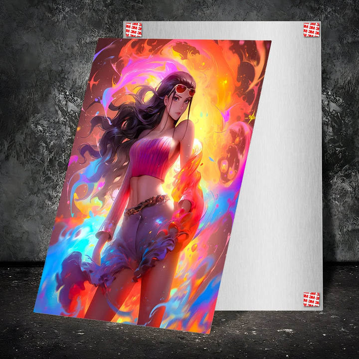 Metal Poster - Anime One Piece Nico Robin OP67