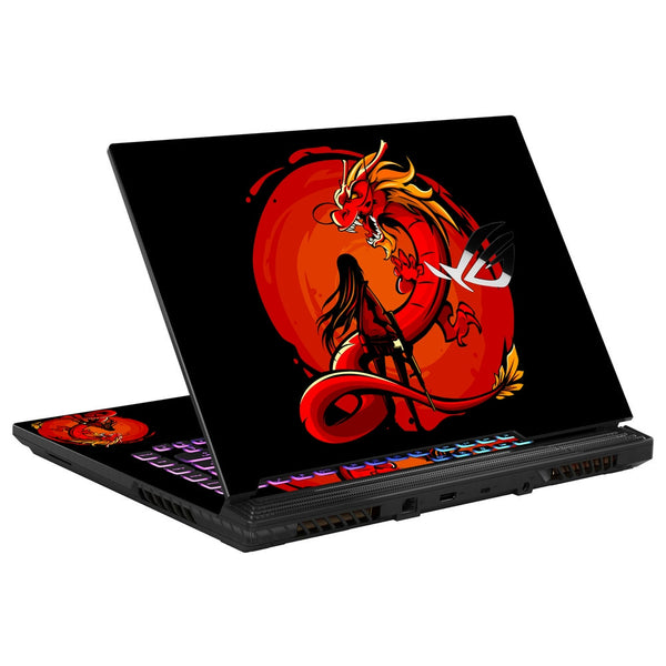 Asus Laptop Skin - Dragon Tales Women with Gun