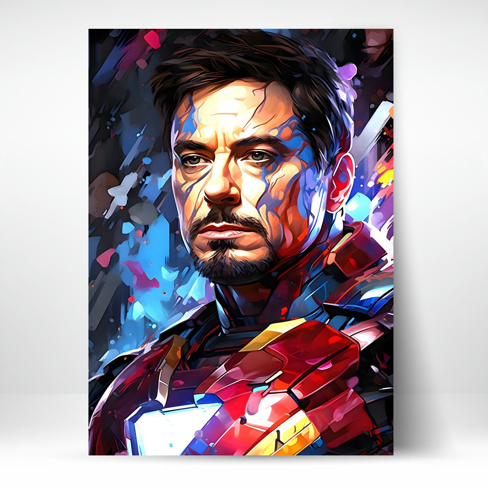 High-Quality Metal Posters - Superhero Iron Man IM09 | Vibrant Colors ...