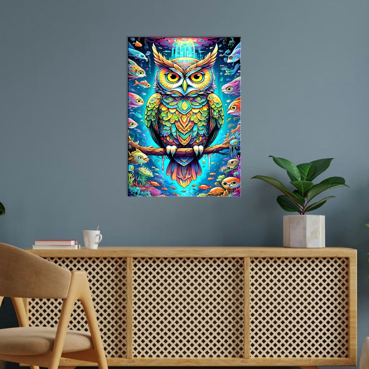 Metal Poster - Wildlife Owl WO01