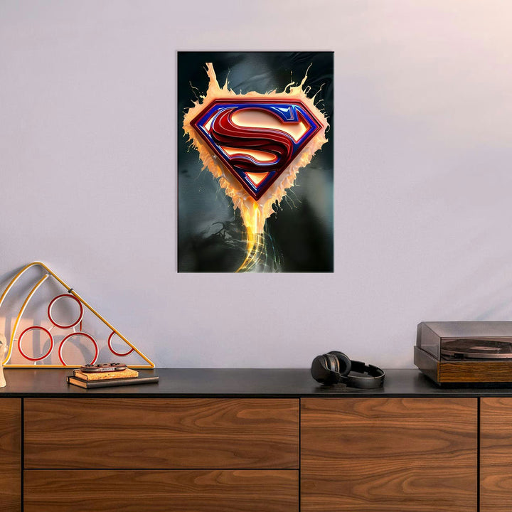 Metal Poster - Superhero Superman SUP01