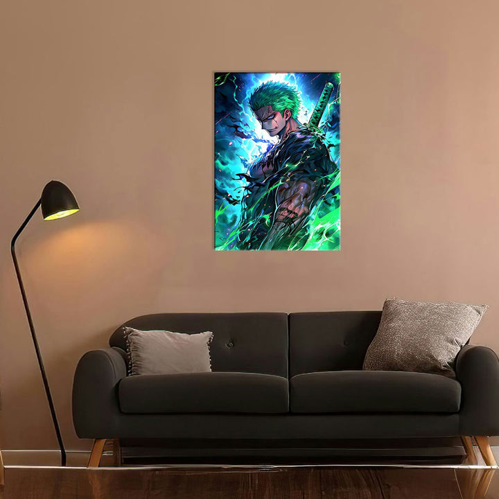 Metal Poster - One Piece Roronoa Zoro OP34