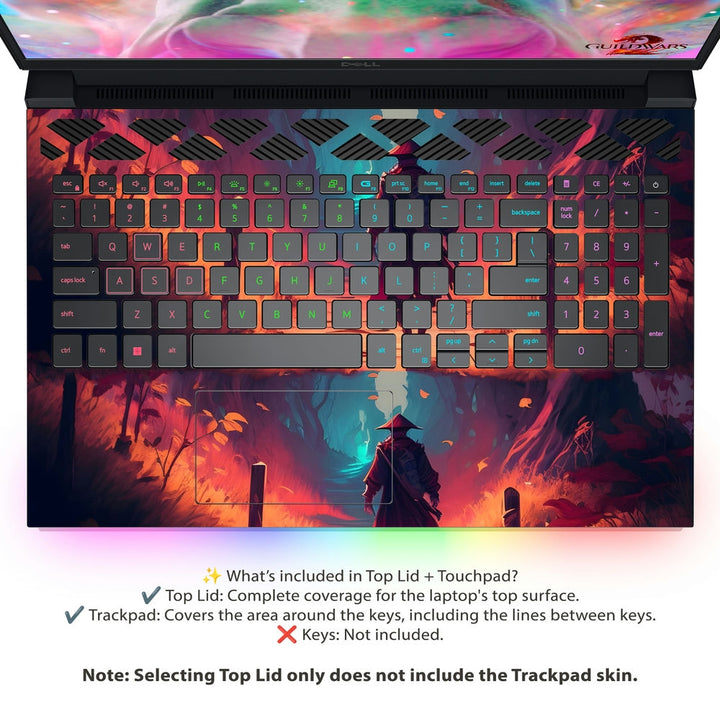 Dell Laptop Skin - Samurai Art