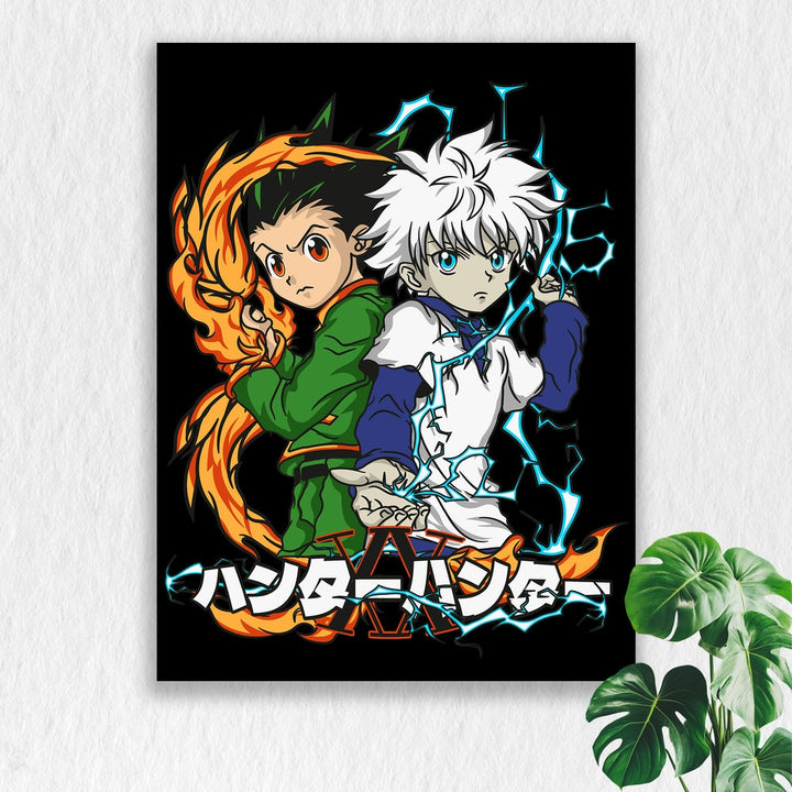 Self Adhesive Textured Vinyl Poster Hunter x Hunter Gon & Killuas Journey