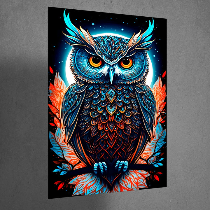 Metal Poster - Wildlife Owl WO02