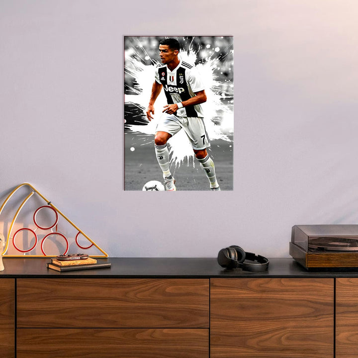 Metal Poster - Footballer Cristiano Ronaldo F03