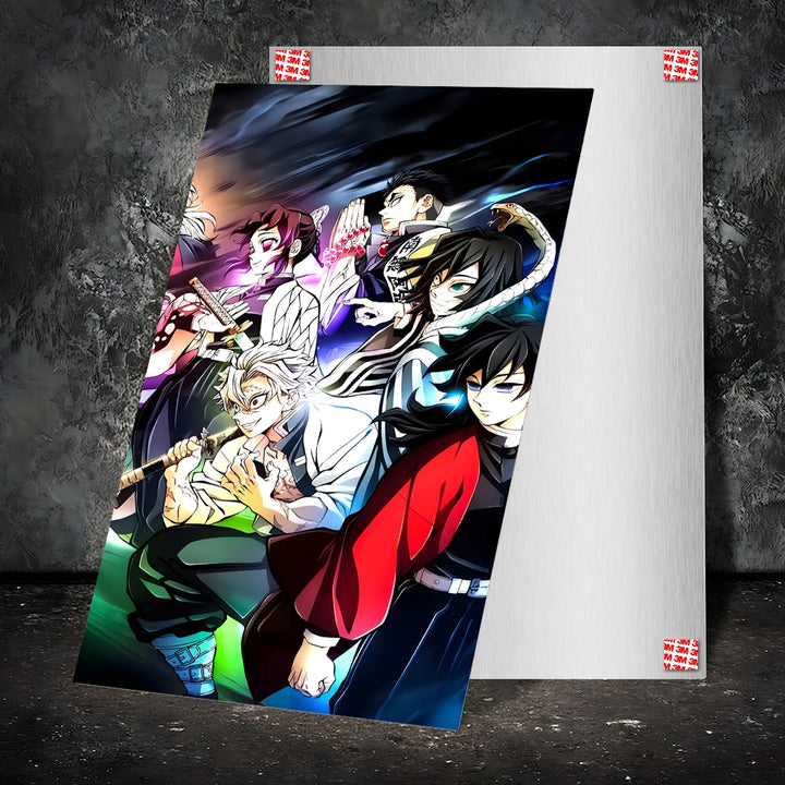 Metal Poster - Anime Demon Slayer DS01