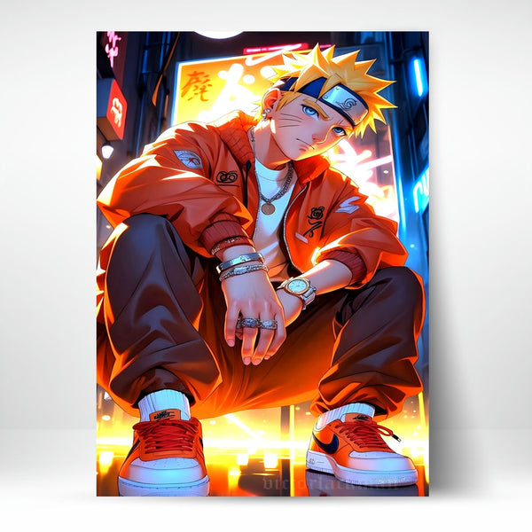 Metal Poster - Anime Naruto Uzumaki NU05