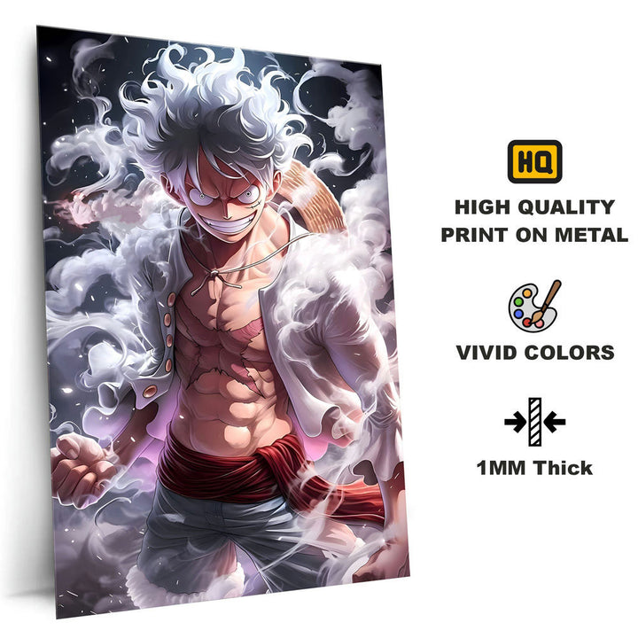 Metal Poster - One Piece Monkey D Luffy OP10