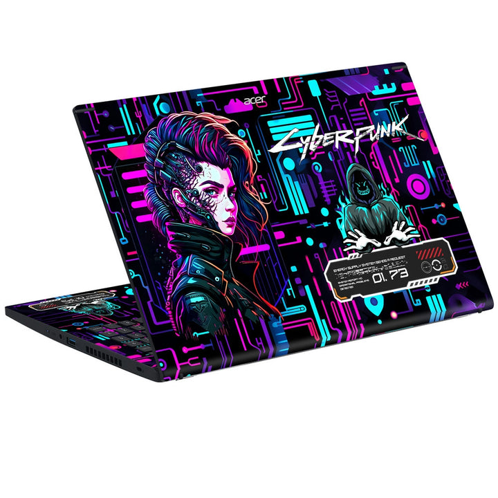 Acer Laptop Skin - Cyberpunk Neon Hacker