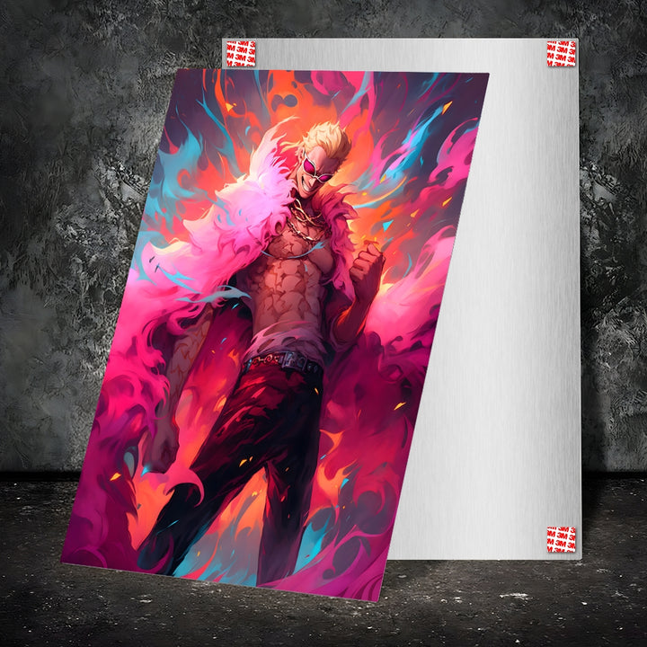 Metal Poster - Anime One Piece Doflamingo OP61