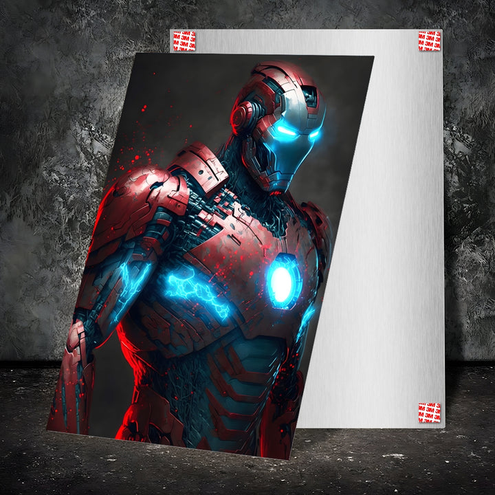 Metal Poster - Superhero Iron Man IM12