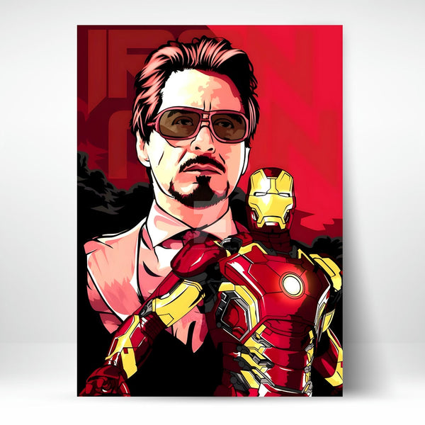 Metal Poster - Superhero Iron Man IM07