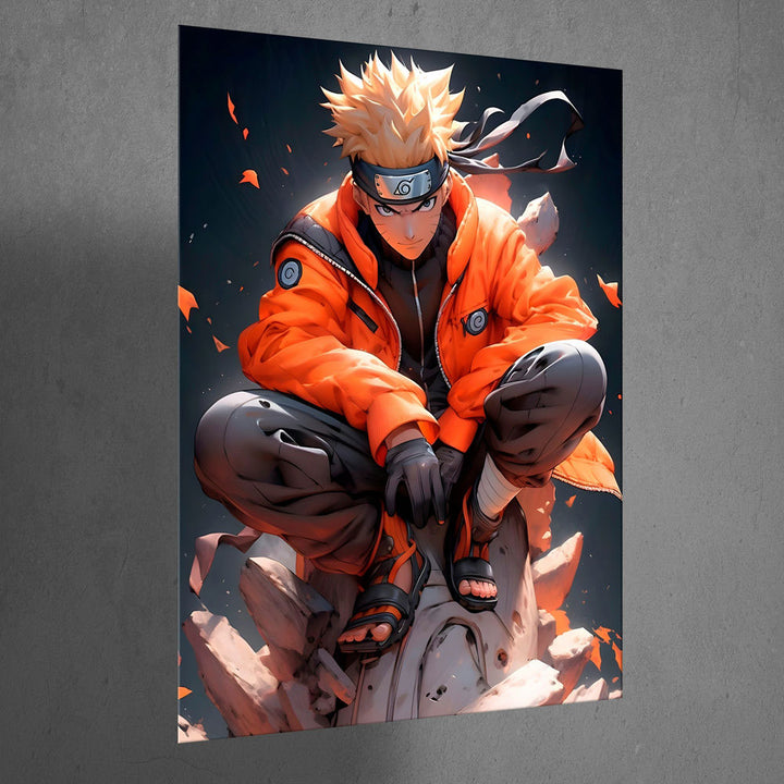 Metal Poster - Naruto Uzumaki NU03