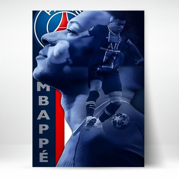 Metal Poster - Footballer Kylian Mbappe KM05