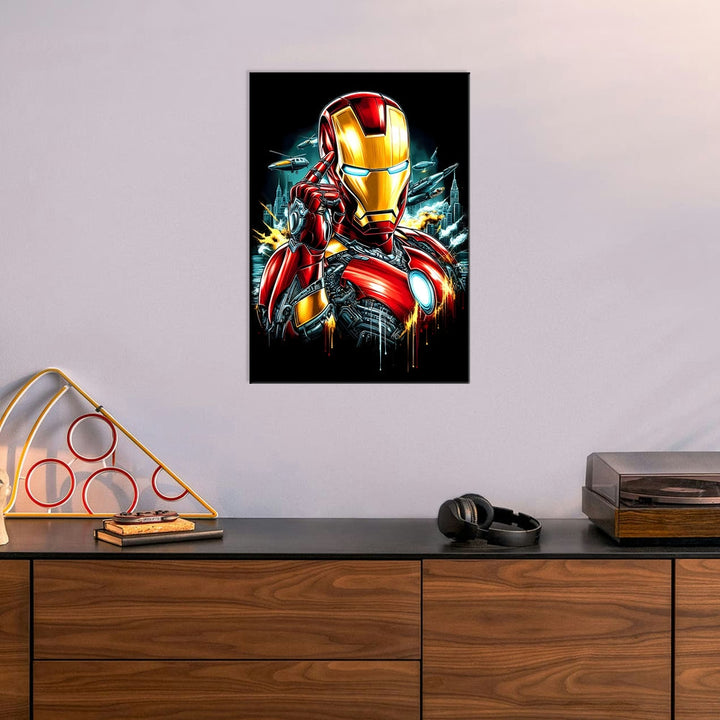 Metal Poster - Superhero Iron Man IM08