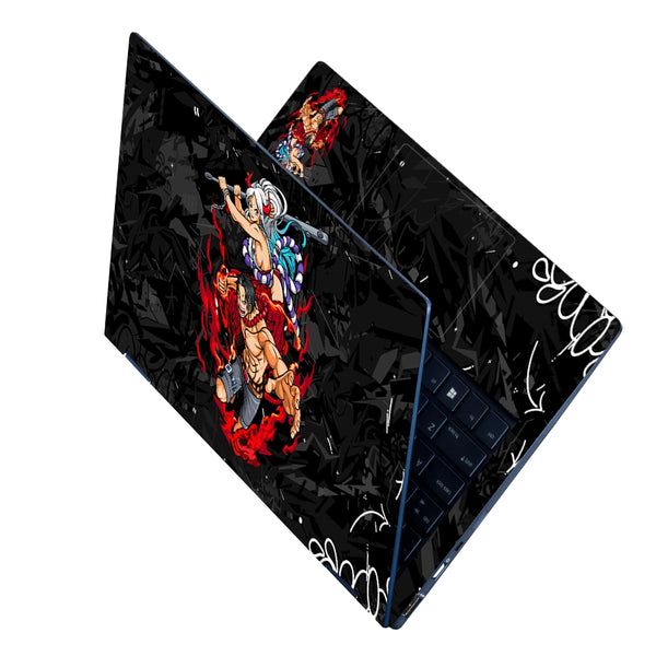 Laptop Skin - One Piece Anime Action DS13