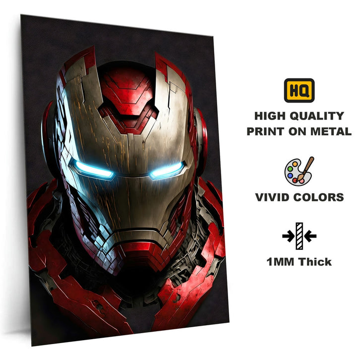 Metal Poster - Superhero Iron Man IM13