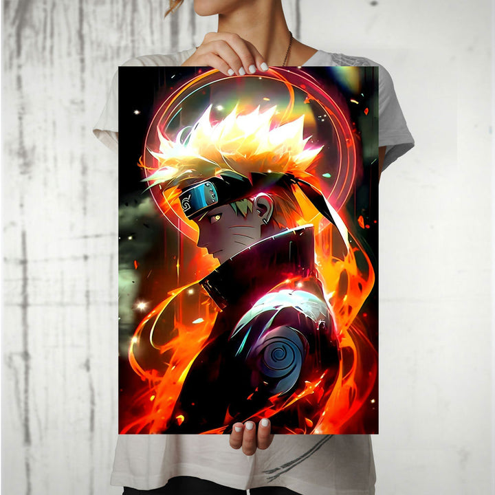 Metal Poster - Naruto Uzumaki NU01