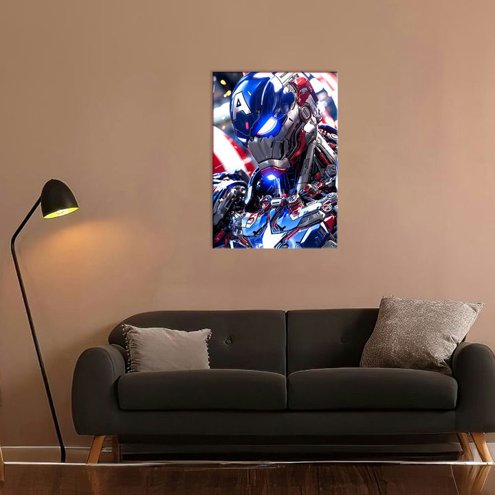 Metal Poster - Superhero Captain America CAP03