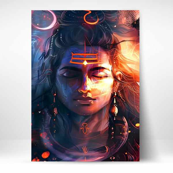 Metal Poster - Lord Shiva LS05