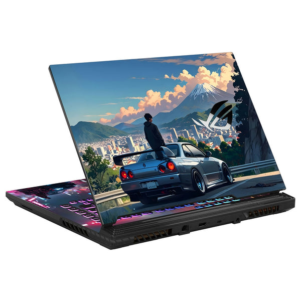 Asus Laptop Skin - Skyline Racer Vibes