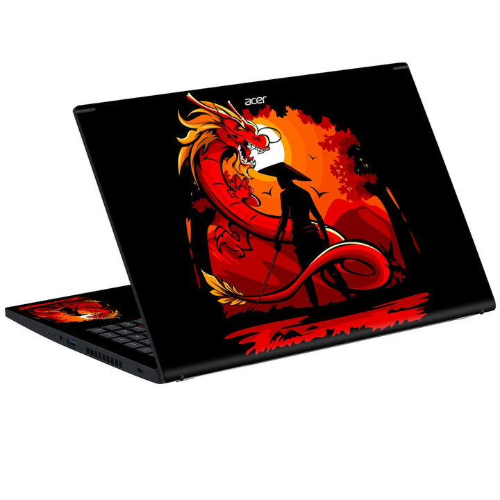 Acer Laptop Skin - Samurai Ninja Man with Sword