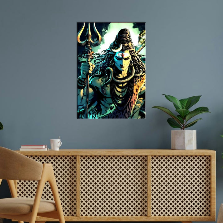 Metal Poster - Lord Shiva LS18