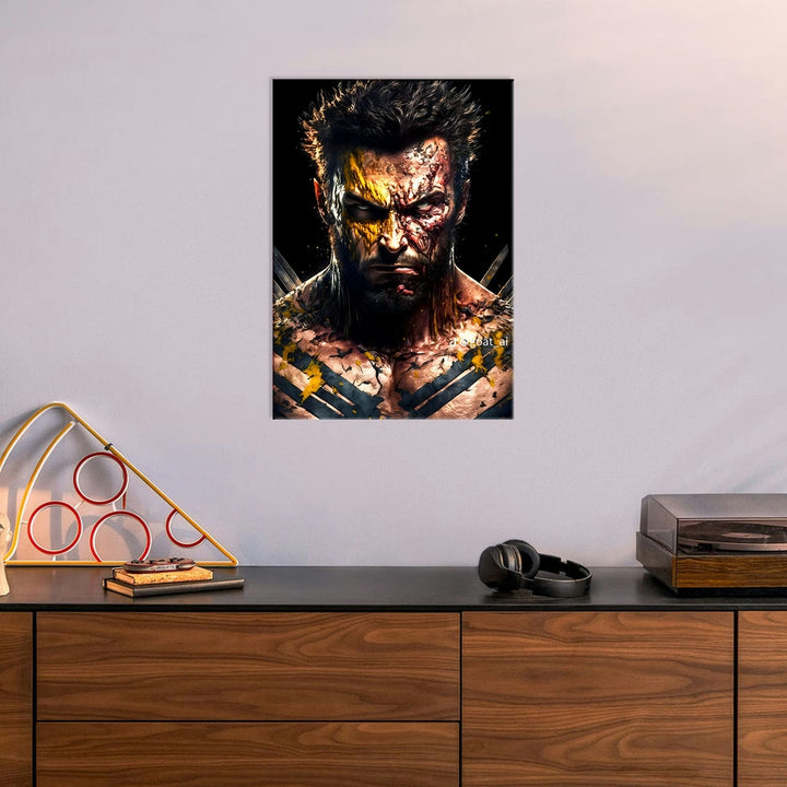 Metal Poster - Superhero Wolverine WOL03