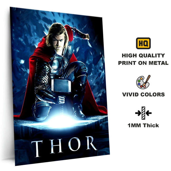 Metal Poster - Superhero Thor TH02