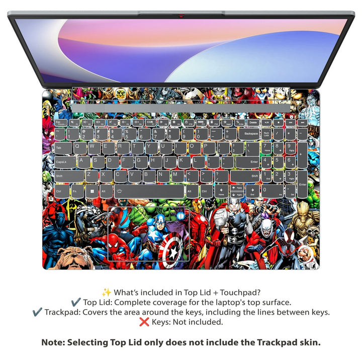 Lenovo Laptop Skin - Marvel Avengers Universe