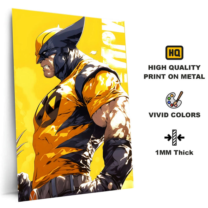 Metal Poster - Superhero Wolverine WOL09