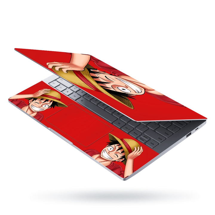 Laptop Skin - Monkey D Luffy Red