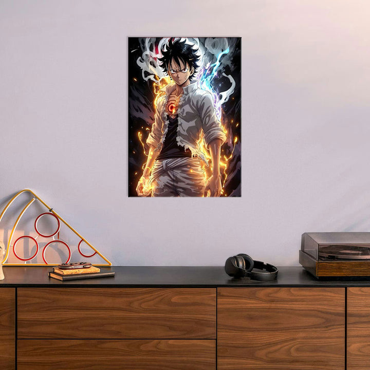 Metal Poster - One Piece Monkey D Luffy OP11