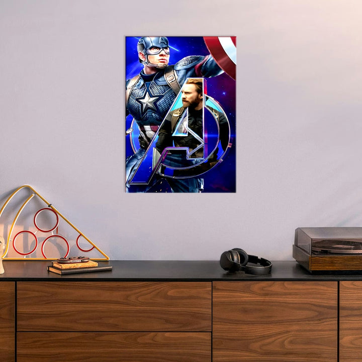 Metal Poster - Superhero Captain America CAP12