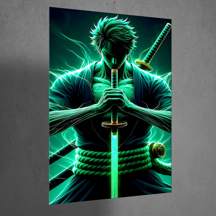 Metal Poster - One Piece Roronoa Zoro OP45