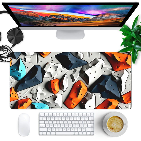 Anti-Slip Desk Mat Gaming Mouse Pad - Colorful Pebbles CP24