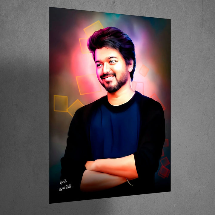 Metal Poster - Thalapathy Vijay TV01