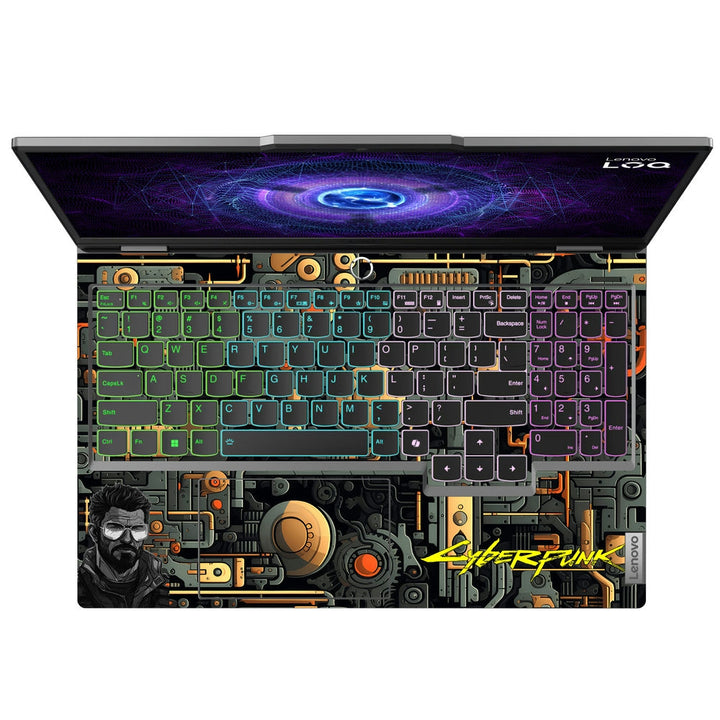 Lenovo LOQ Laptop Skin - Cyberpunk Glitch Hunter