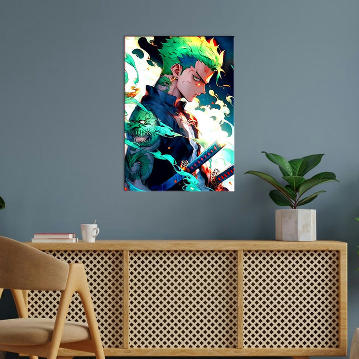 Metal Poster - One Piece Roronoa Zoro OP46