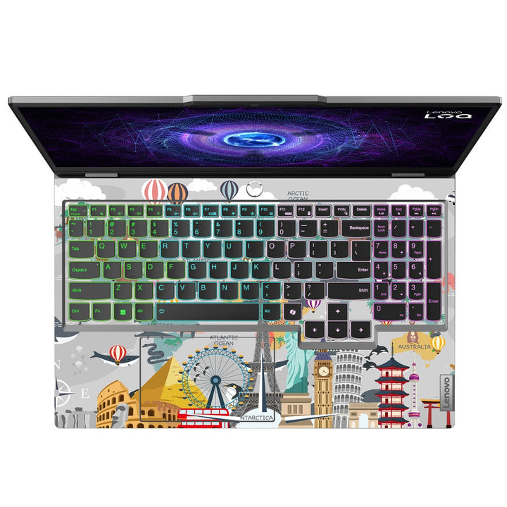 Lenovo LOQ Laptop Skin - Travel Around the World