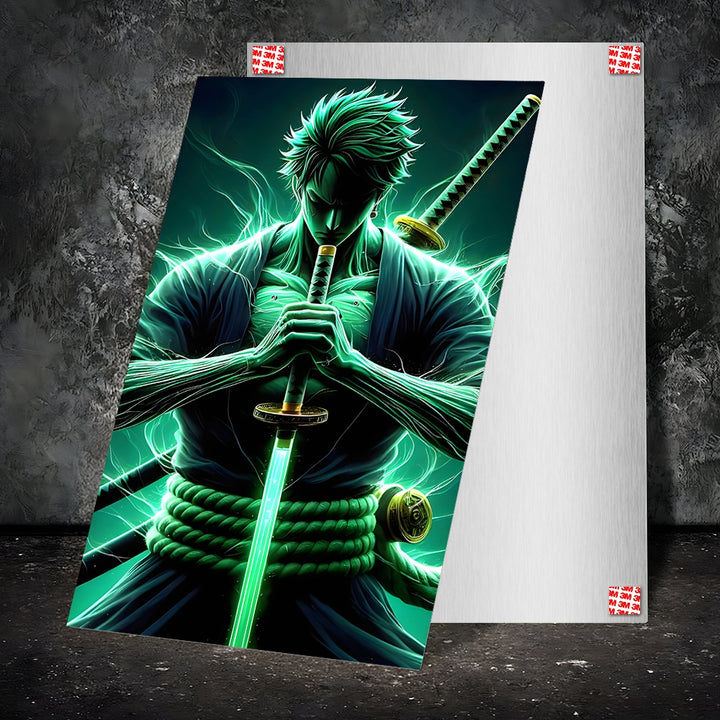 Metal Poster - One Piece Roronoa Zoro OP45