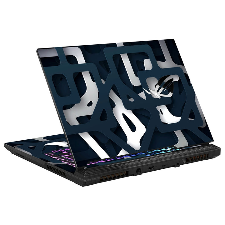 Asus Laptop Skin - Abstract Maze Blue