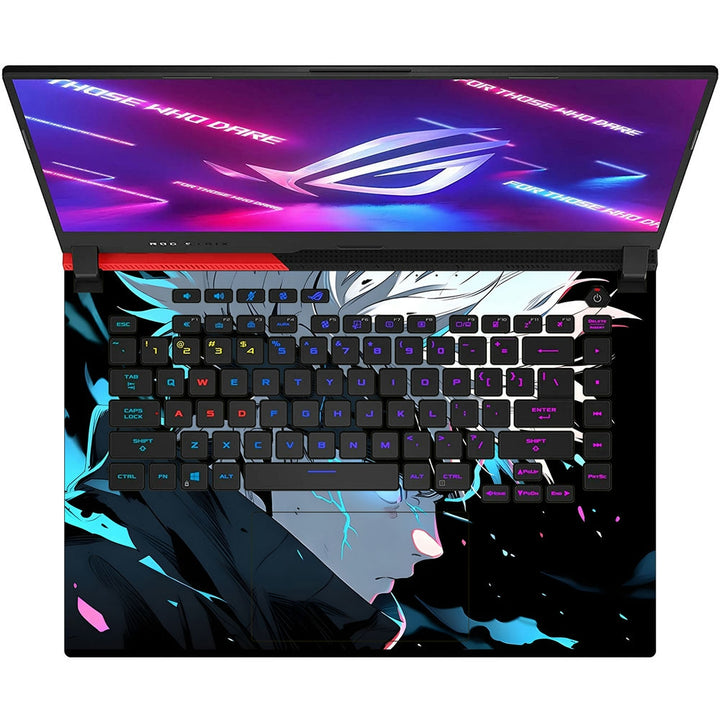 Asus Laptop Skin - Satoru Gojo Acid Blue Eyes Jujutsu Kaisen