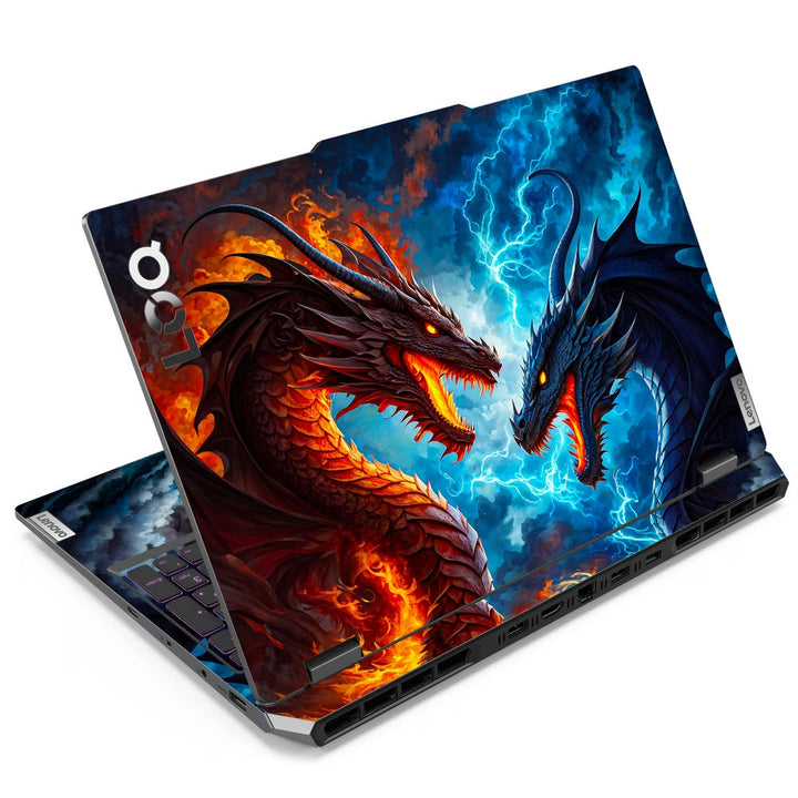 Lenovo LOQ Laptop Skin - Dragon Fire and Ice