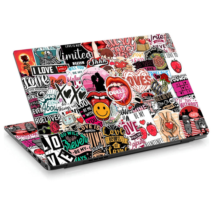 Dell Laptop Skin - Love Sticker Bomb