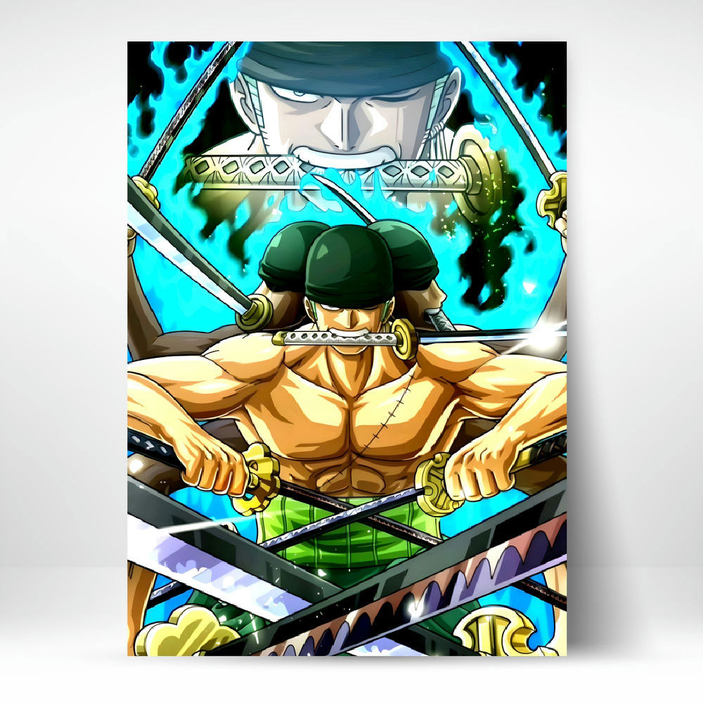 High-Quality Metal Posters - One Piece Roronoa Zoro OP24 | Vibrant ...