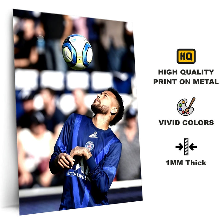 Metal Poster - Footballer Neymar Jr NJR01