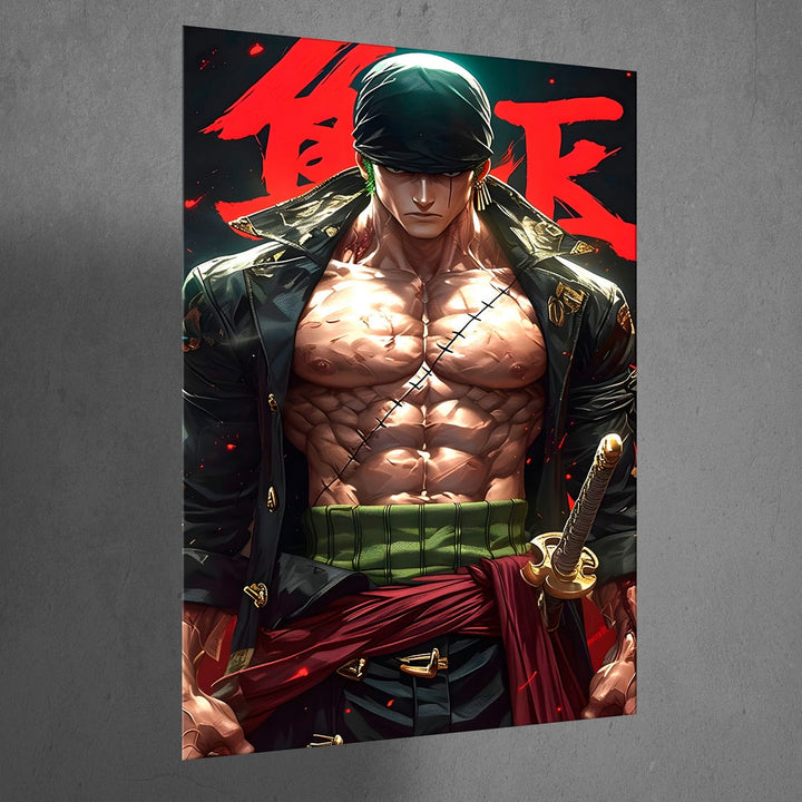 Metal Poster - One Piece Roronoa Zoro OP48